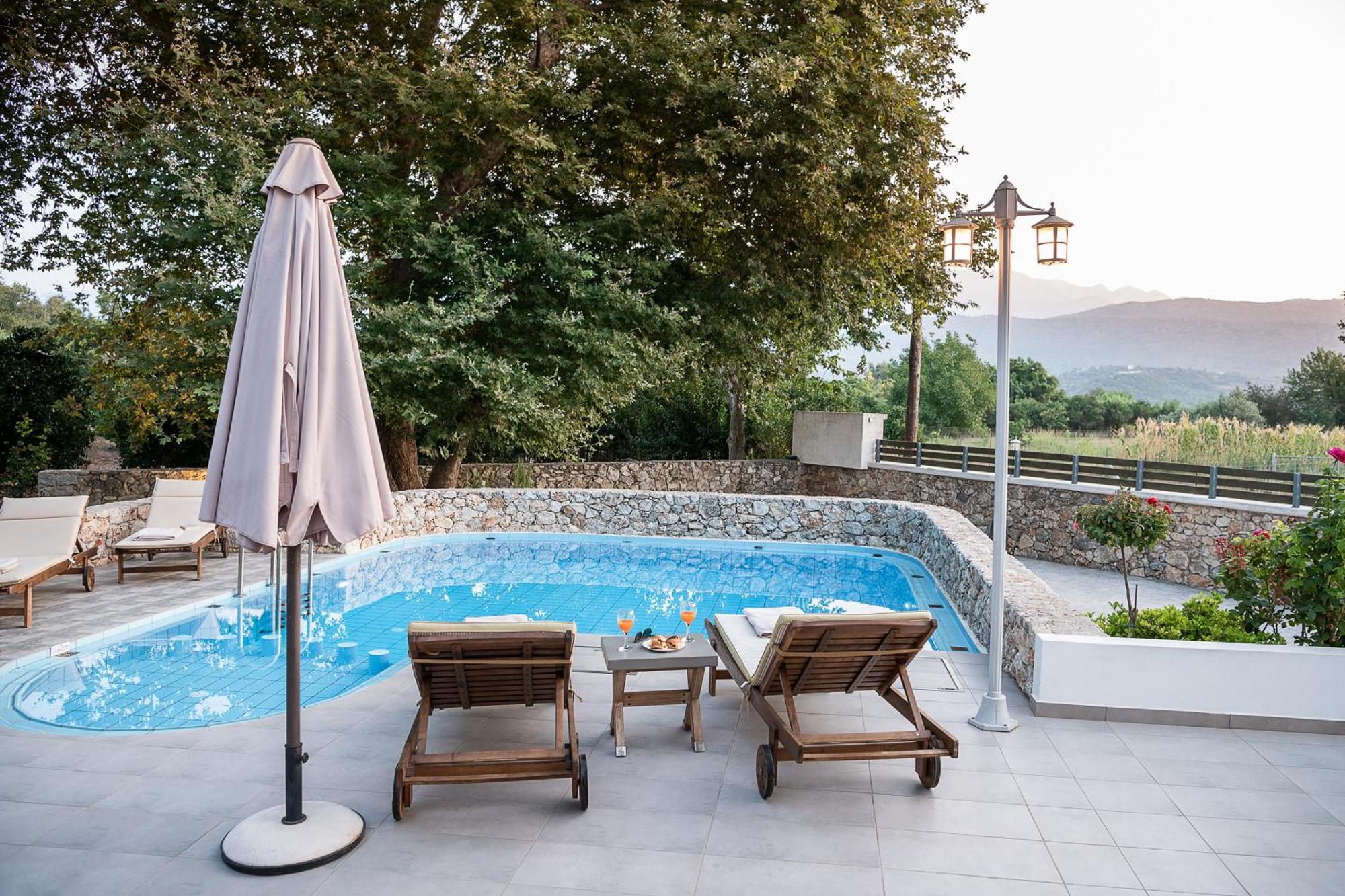 Villa Nature, Heated Pool Kalyves Exterior foto